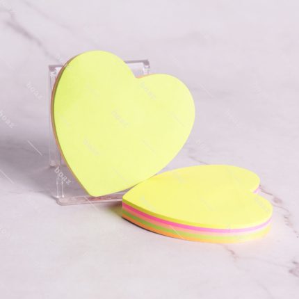 PAPEL DE NOTAS CORAZON (unidad)