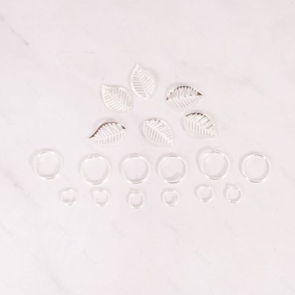 ANILLO TRENZAS HOJAS (docena)