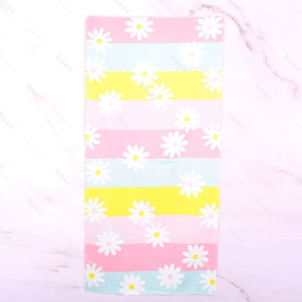 TOALLA 70X140 FLORES X1