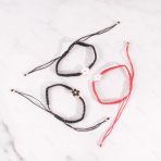 PULSERA SAKURA NEGRO (docena)