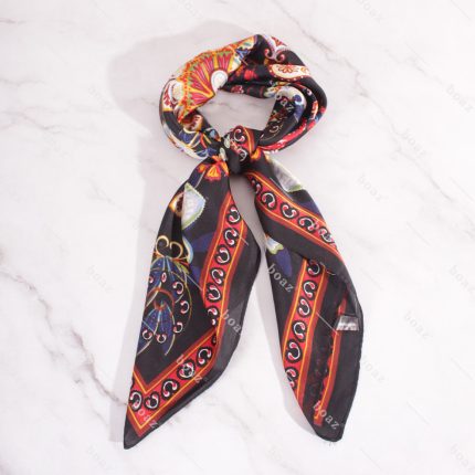 PAÑUELO FLOR NEGRO X1