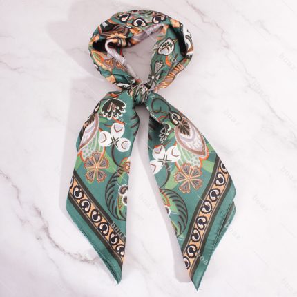 PAÑUELO FLOR VERDE X1