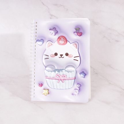 LIBRETA KID 3D GATO (set de 4 x 4.000$)