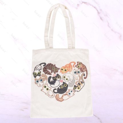 BOLSA ECO GATO CORAZON (unidad)