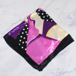 PAÑUELO 50X50 LINEAS Y LUNARES - Imagen 3