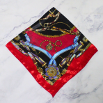 PAÑUELO 50X50 CADENA ROJO - Imagen 3