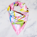 PAÑUELO 50X50 LINEAS 2 ROSADO