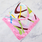 PAÑUELO 50X50 LINEAS 2 ROSADO - Imagen 3