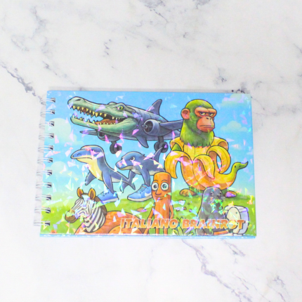 LIBRETA DIBUJO BRAINROT (4 LIBRETAS X $4.800)