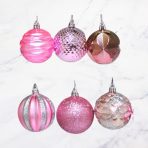 ESFERA 6CM ROSAS X12