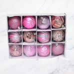 ESFERA 6CM ROSAS X12 - Imagen 2