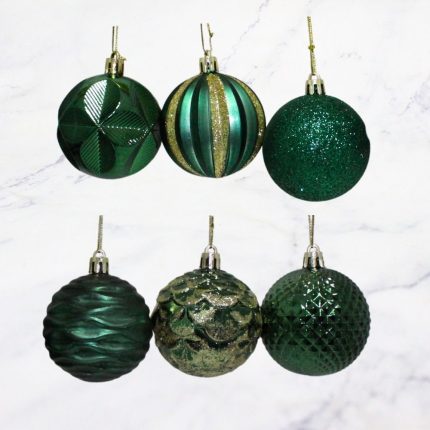 ESFERA 6CM VERDE X12