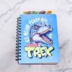 LIBRETA 3D DINOSAURIO X1